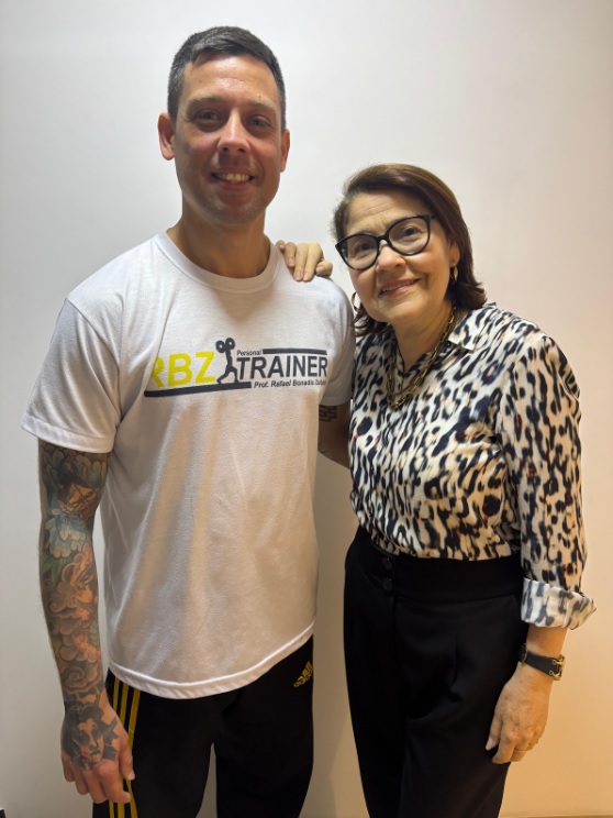 Professor Rafael e Dra. Mariluci - Parceiros do Projeto Comunidade do Vigilante